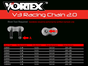تحميل الصورة في عارض المعرض ، Vortex Racing من فورتكس Drive Chain جنزير رياضي - BOOST BOX PERFORMANCE Vortex Racing520RX3 - 120
