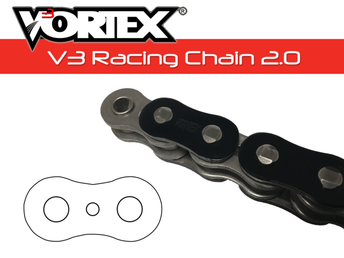 Vortex Racing من فورتكس Drive Chain جنزير رياضي - BOOST BOX PERFORMANCE Vortex Racing520RX3 - 120