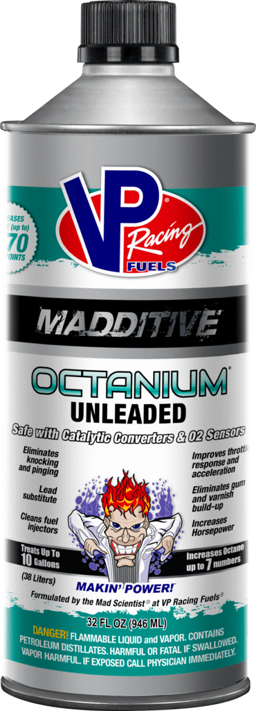 VP Racing في بي OCTANIUM UNLEADED أكتانيوم خالي من الرصاص - BOOST BOX PERFORMANCE VP Racing Fuels846781006141
