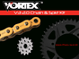 Load image into Gallery viewer, (ZX - 6RR,ZX6R 636 13 - 20) Vortex Racing من فورتكس chain Sprocket kits طقم جنزير + ساعات - BOOST BOX PERFORMANCE Vortex RacingCKG6388 - 3283 - 15 :: 452AK - 43 :: G520SX3 - 112